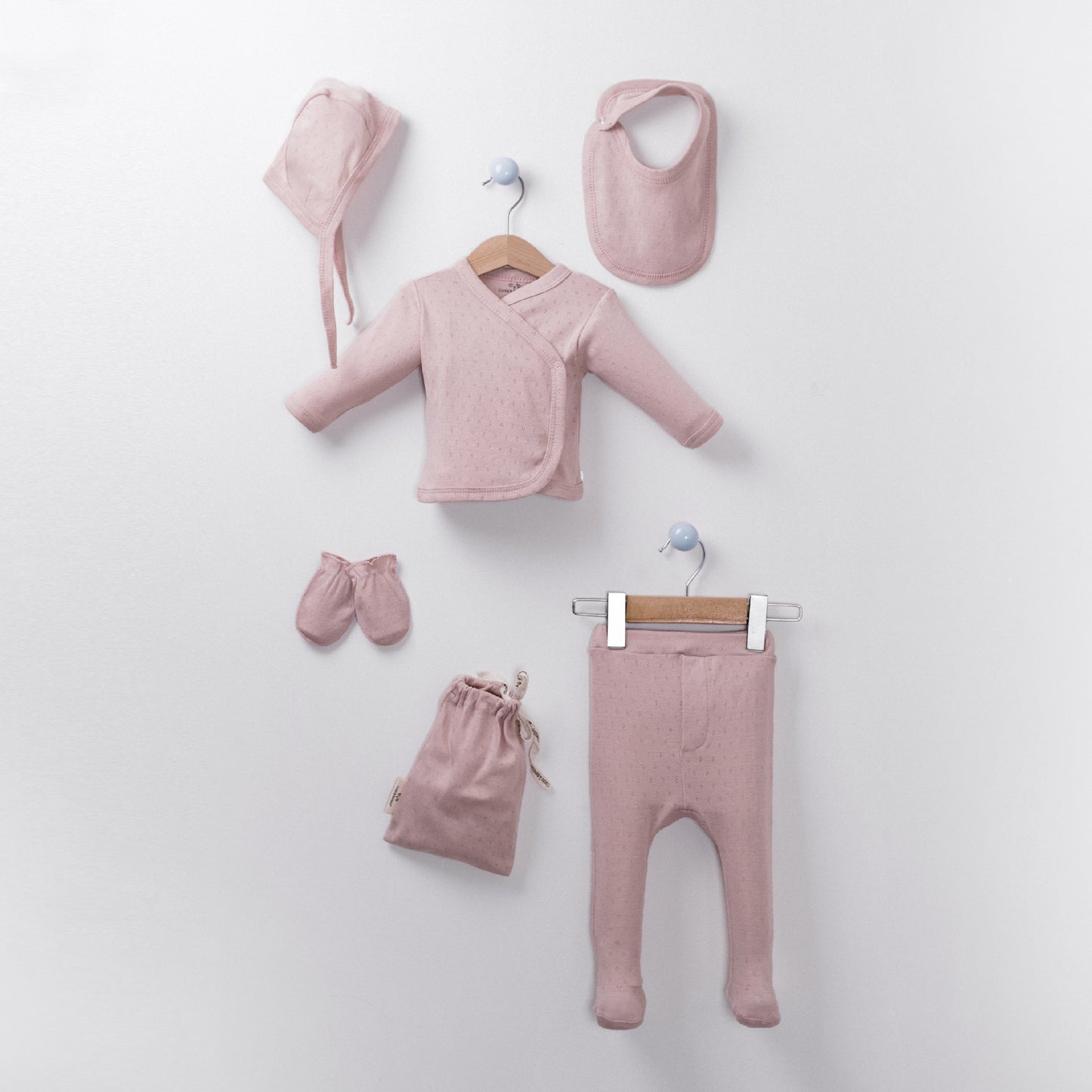 Newborn 6 Pcs Set - powder