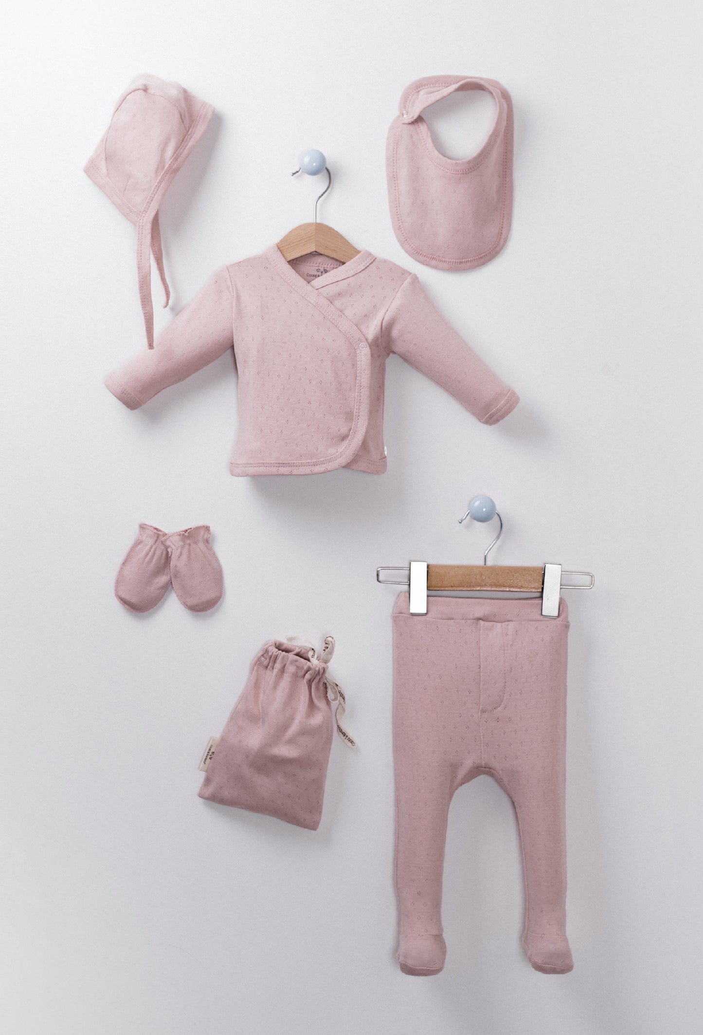 Newborn 6 Pcs Set - powder