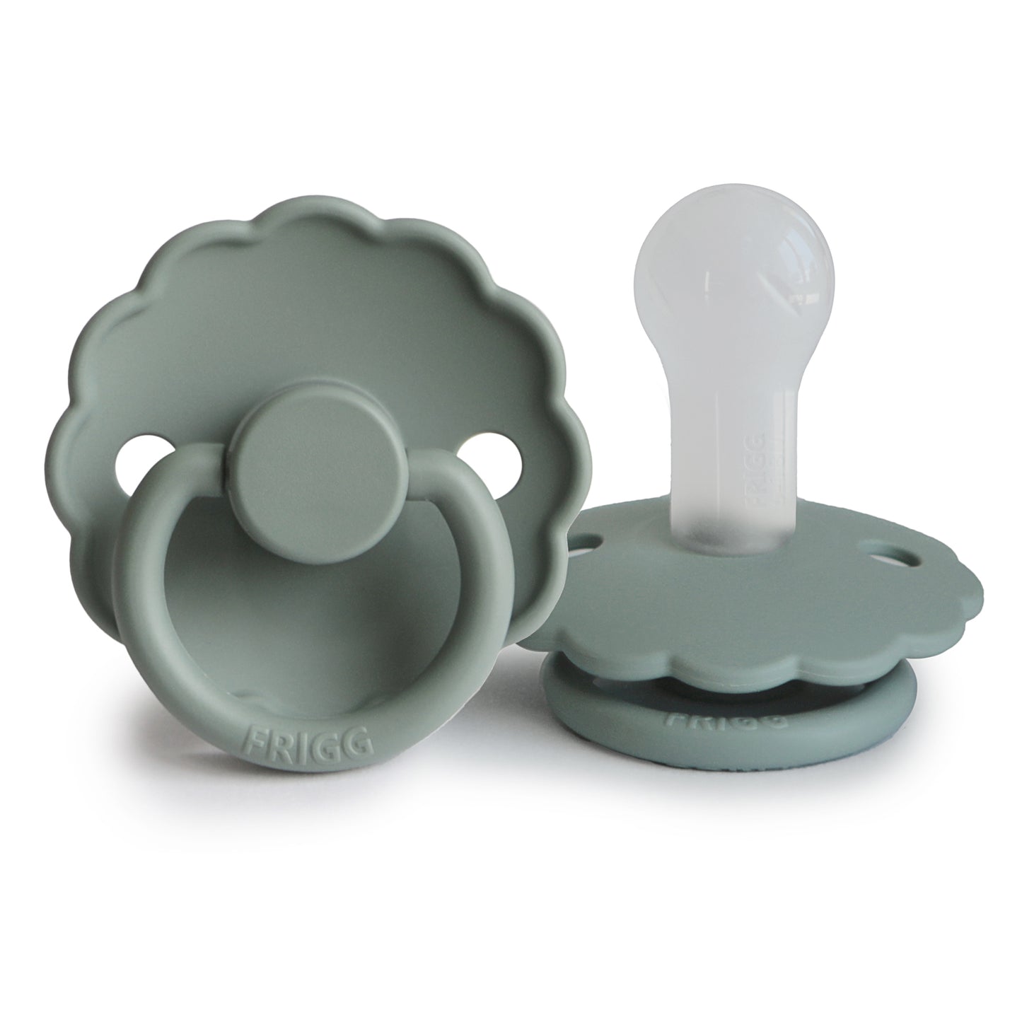 FRIGG Daisy Silicone Baby Pacifier 1-Pack Lily Pad 0-6 months