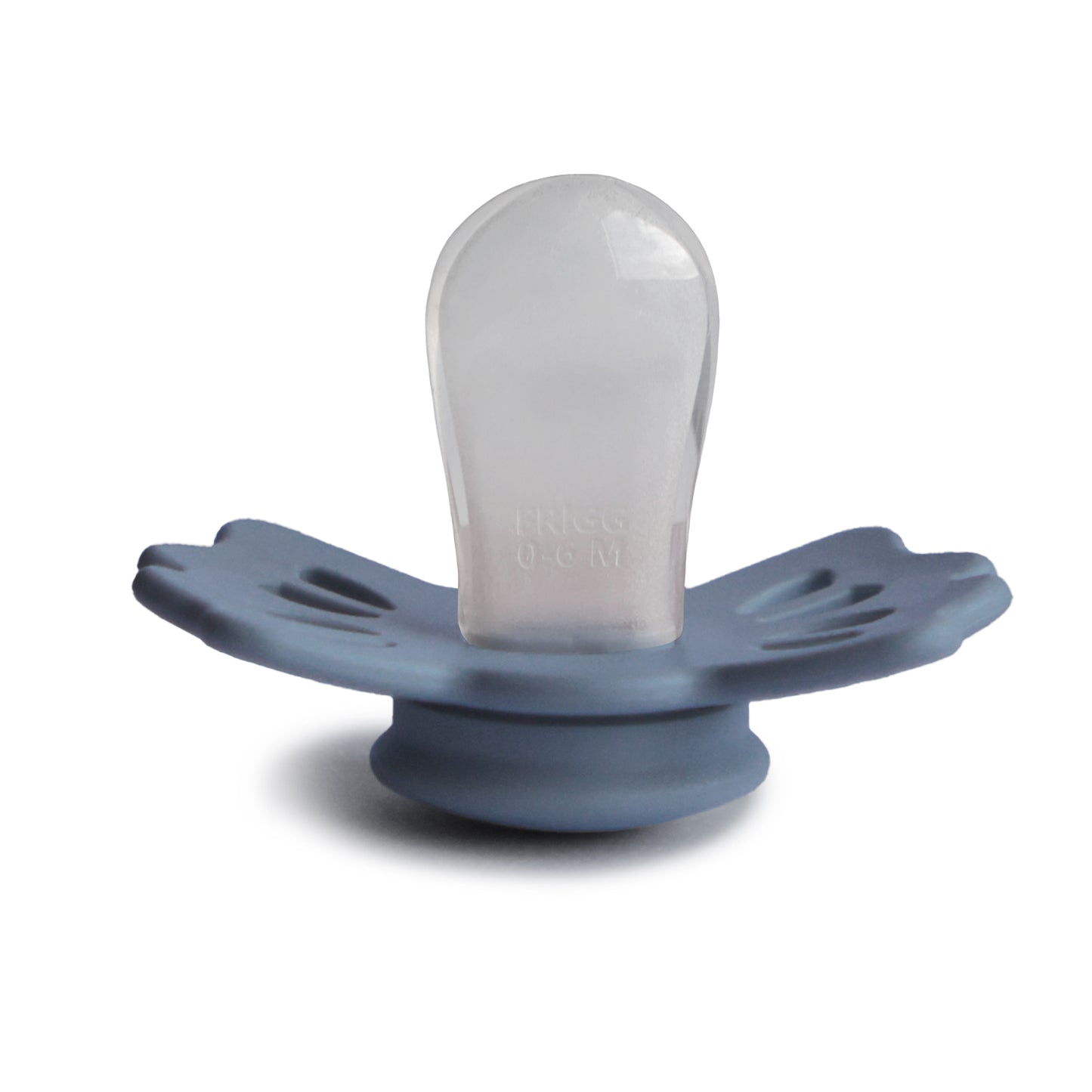 FRIGG Lucky Symmetrical Silicone Baby Pacifier Slate Size 1 (0-6 Months)