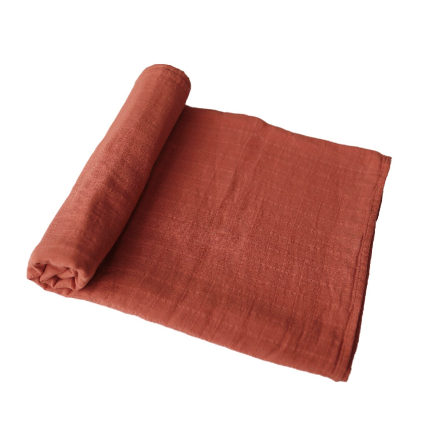 Mushie Swaddle - Colour: cognac