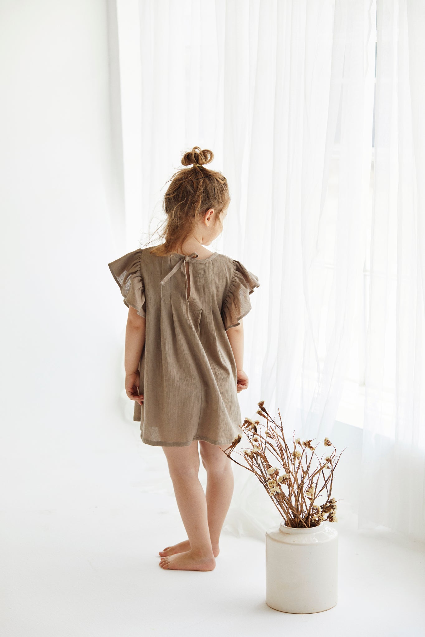 Bitola dress for girls Aged 1 Yr to 9 Yrs colored stone