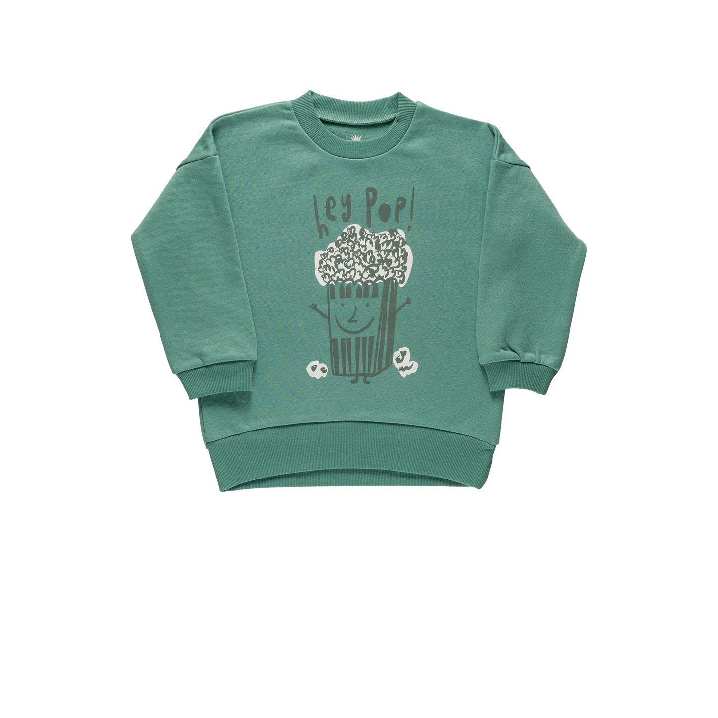 Organic cotton Grow Sweatshirt - Aged 6m to 5 Yrs- Colored Green