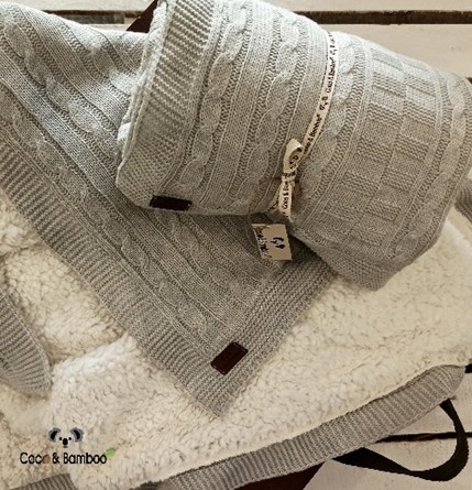 Tricot Baby Blanket with Wellsoft