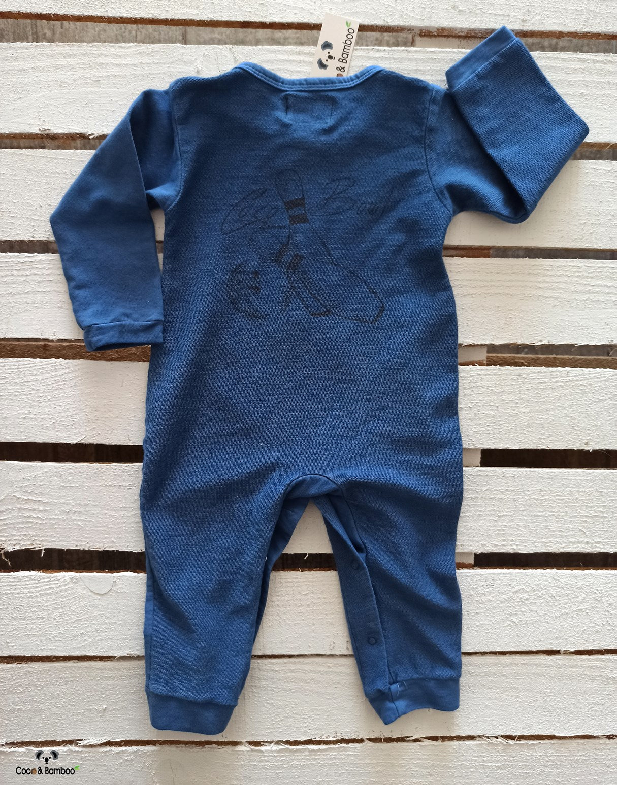 Blue Baby Romper