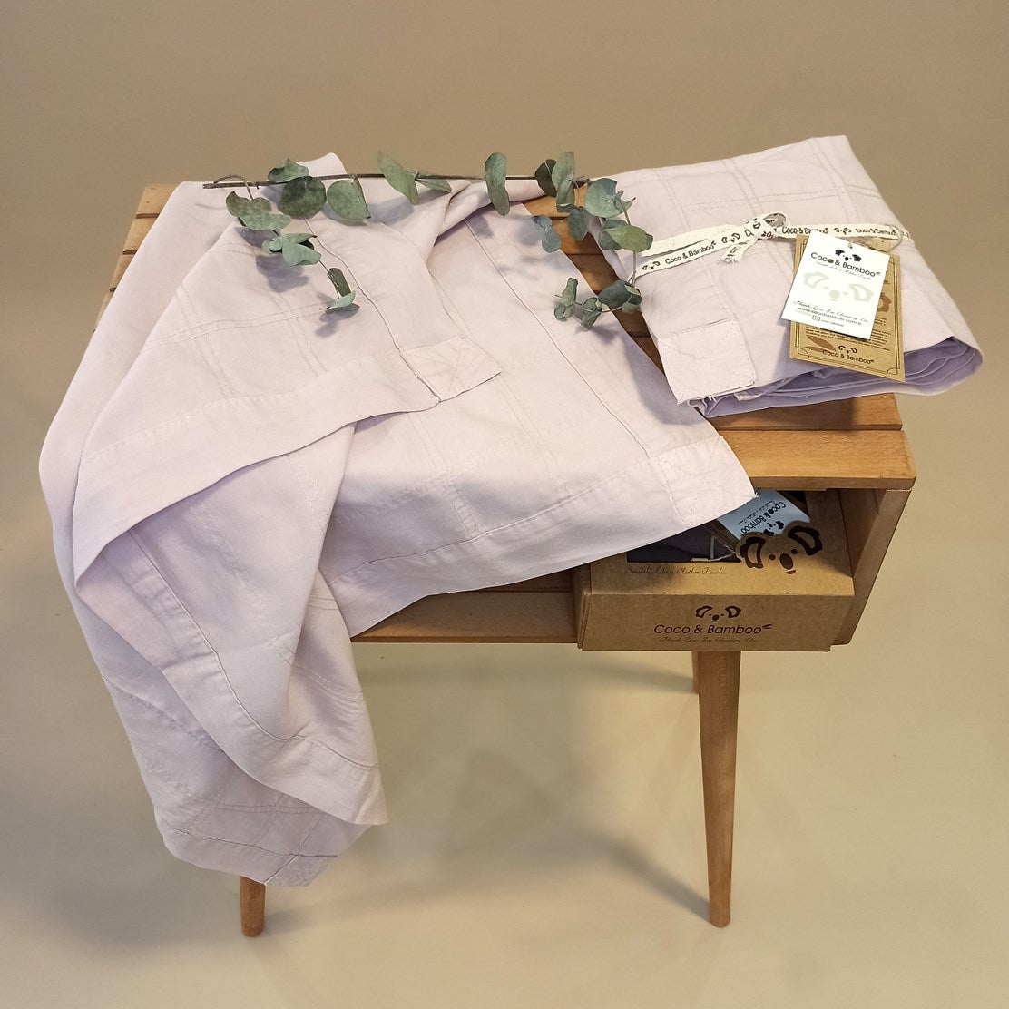 Eucalyptus Baby Blanket- Powder