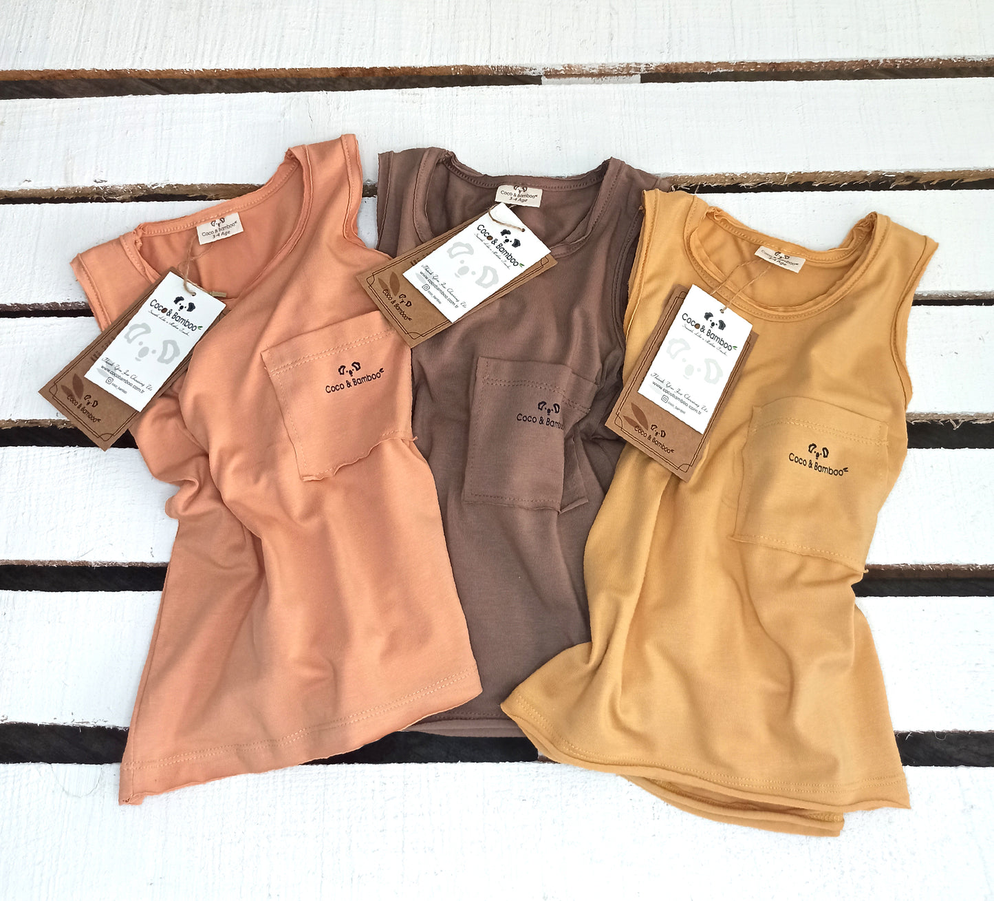 Modal Unisex T-shirt- Aged 2 Yrs to 9 Yrs- Colored Brown