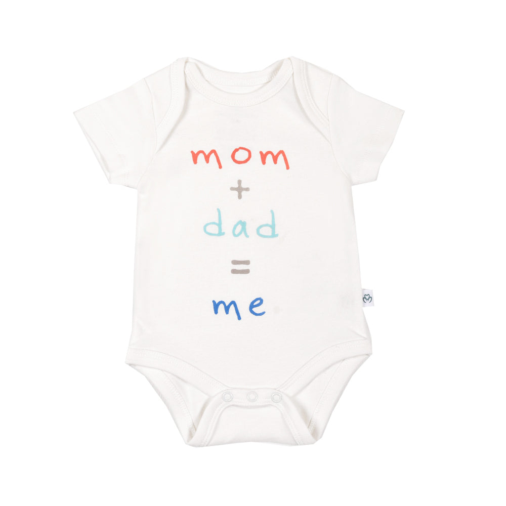 Organic Short sleeve bodysuit for baby girls and boys Aged 0-24 Months colored White