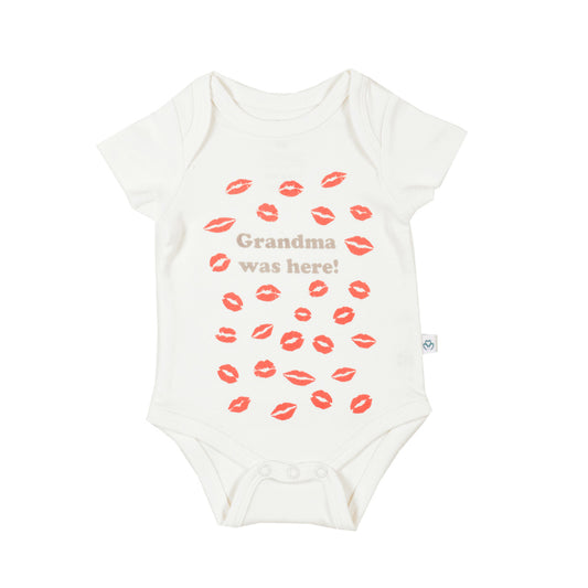 Organic Short sleeve bodysuit for baby girls and boys Aged 0-24 Months colored White