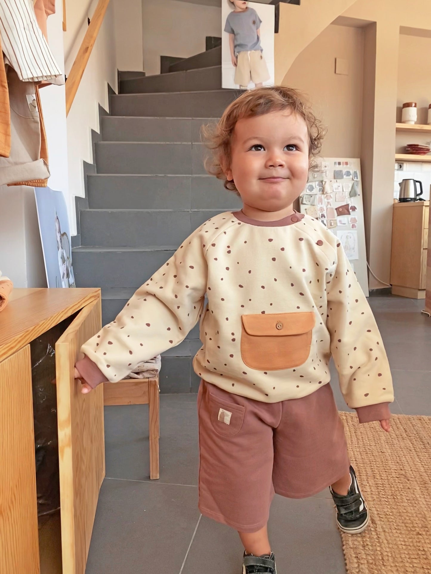 CLOVE WIDE LEG TROUSERS- Aged 6m to 3 Yrs