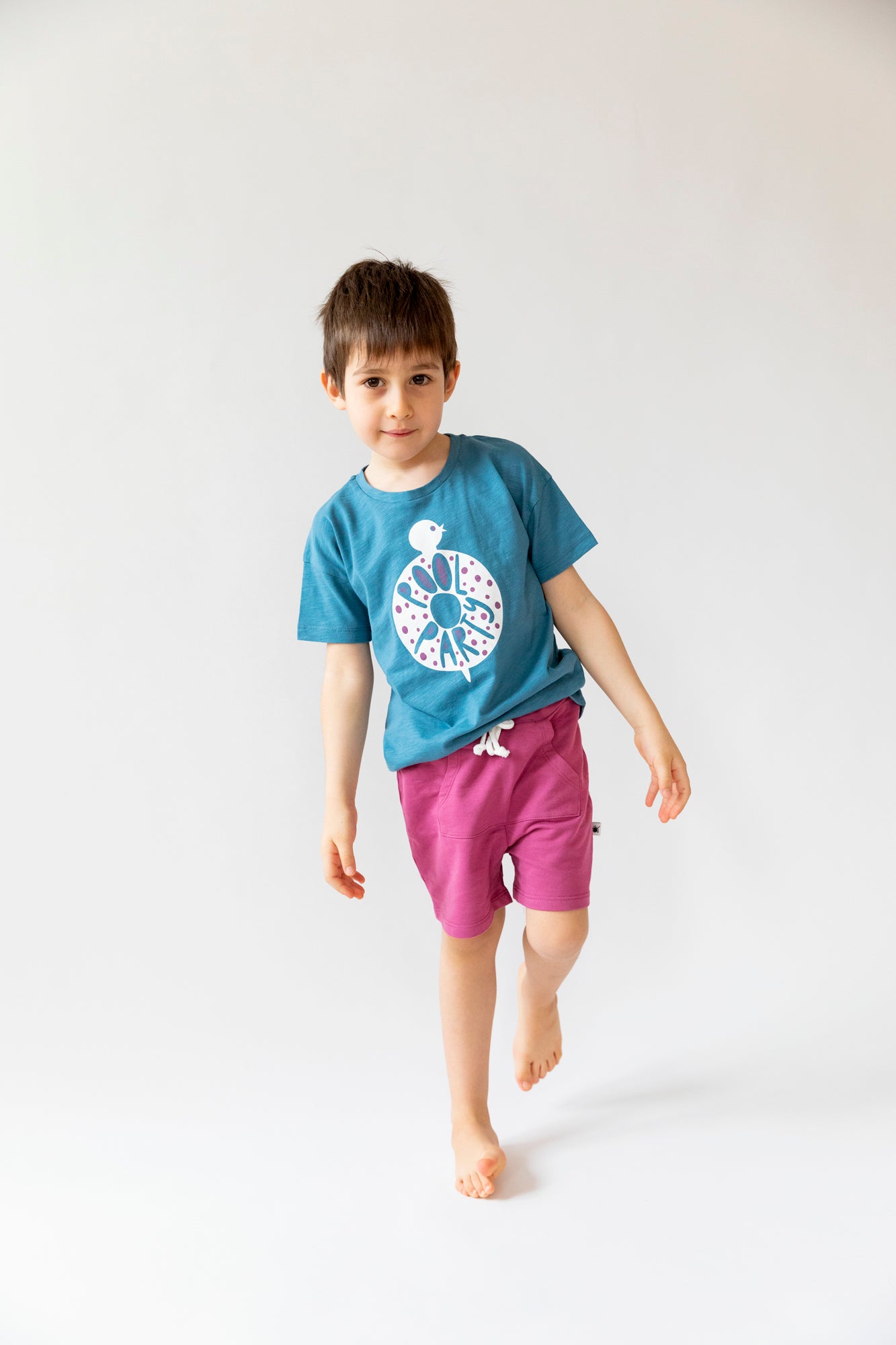 Organic cotton short for boys and girls