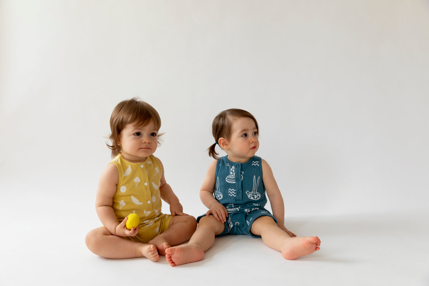 Captain Romper - Aged 12- 24m - Colored Blue