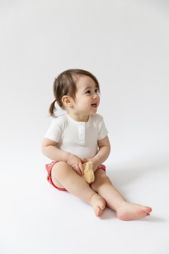 "Simples" T-shirt - Aged 12m to 3 Yrs- Colored Off-white