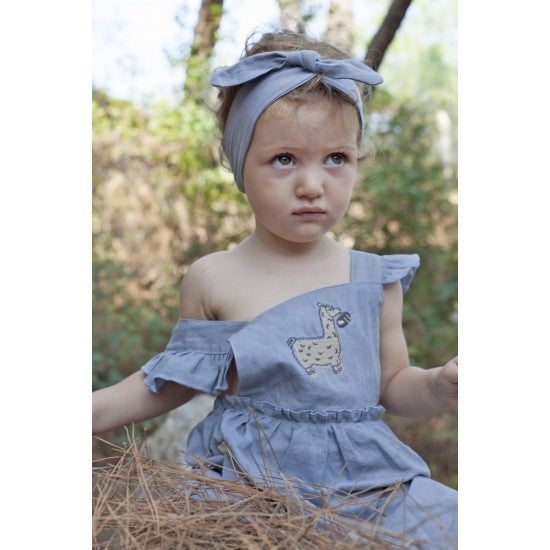 Organic Porpoise ’Lama’ Baby Dress Aged 9m to 2 Yrs