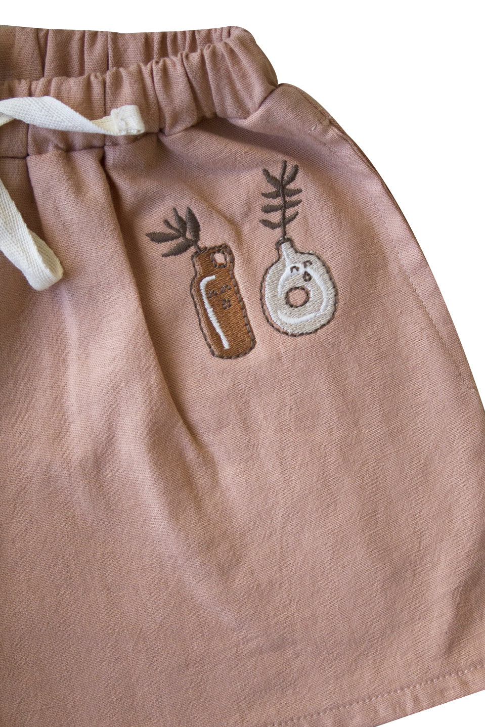 Organic Cork ’Two Plant Ceramics’ Woven Shorts
