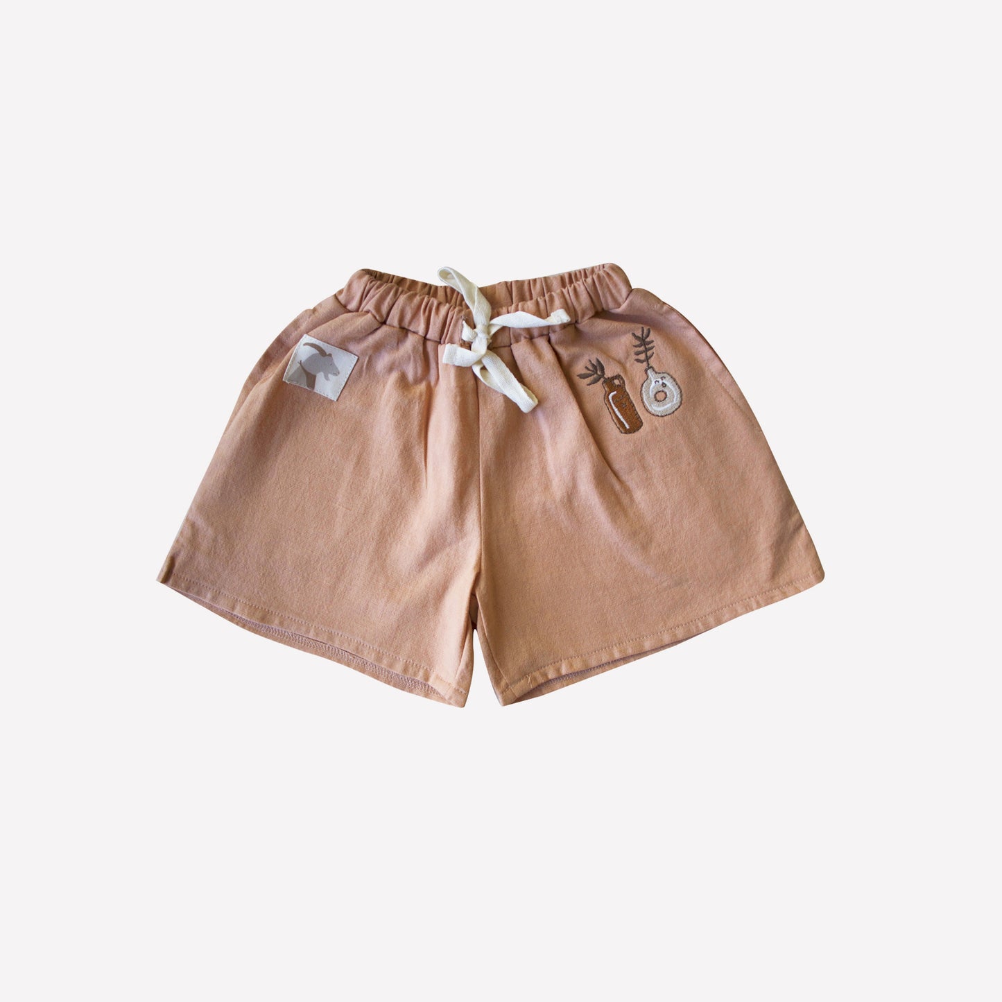 Organic Cork ’Two Plant Ceramics’ Woven Shorts