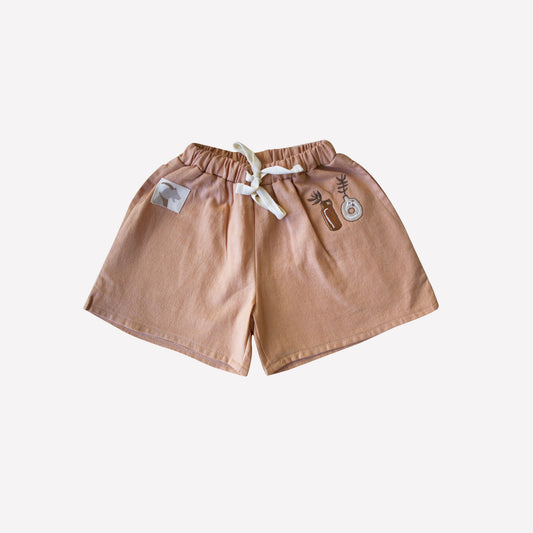 Organic Cork ’Two Plant Ceramics’ Woven Shorts