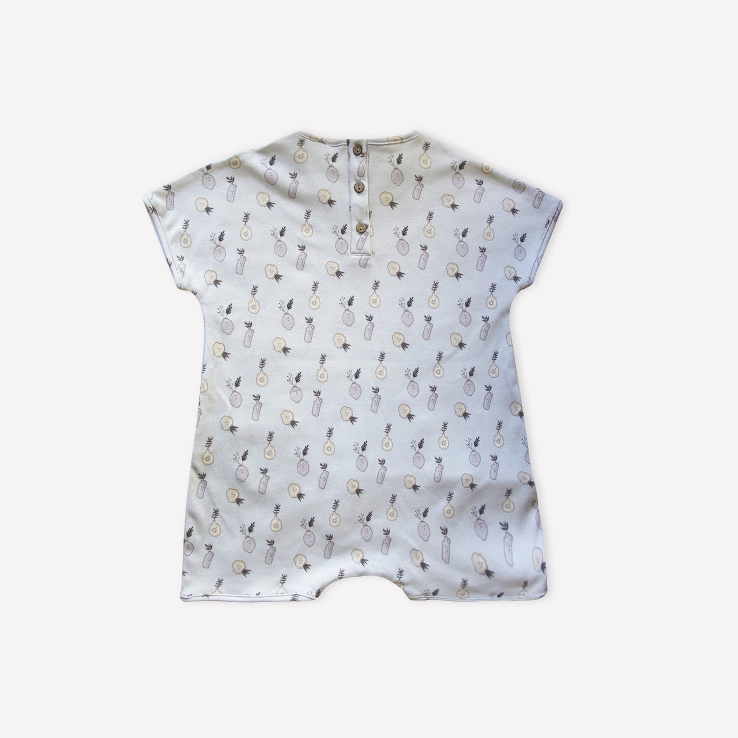 Foggy Dew ’Plant Ceramics’ Woven Romper