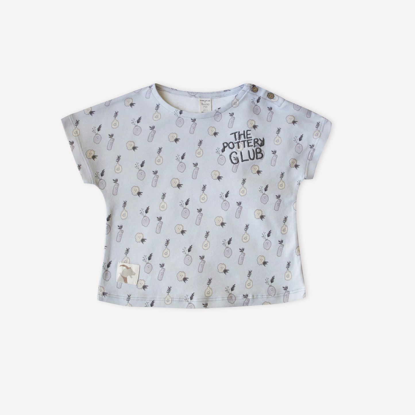 Organic Foggy Dew ’Plant Ceramics' T-shirt