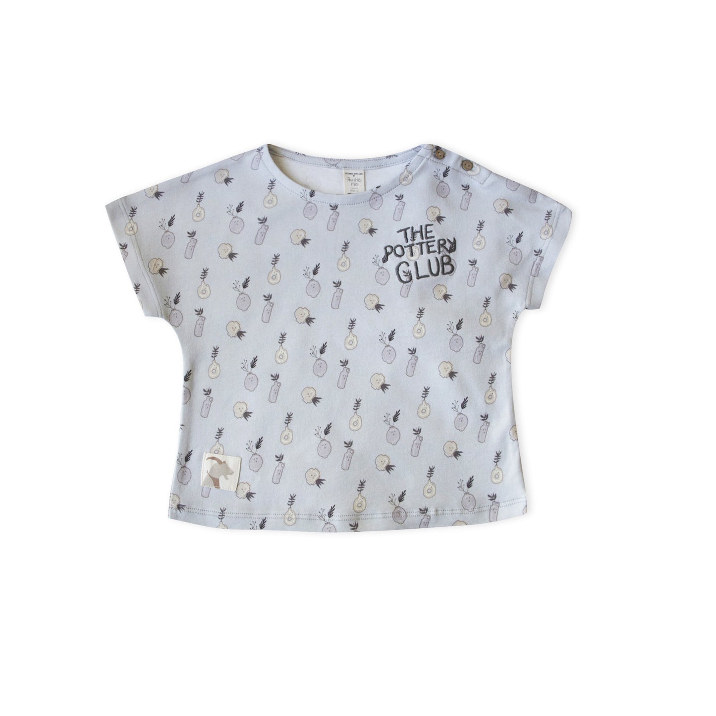 Organic Foggy Dew ’Plant Ceramics' T-shirt