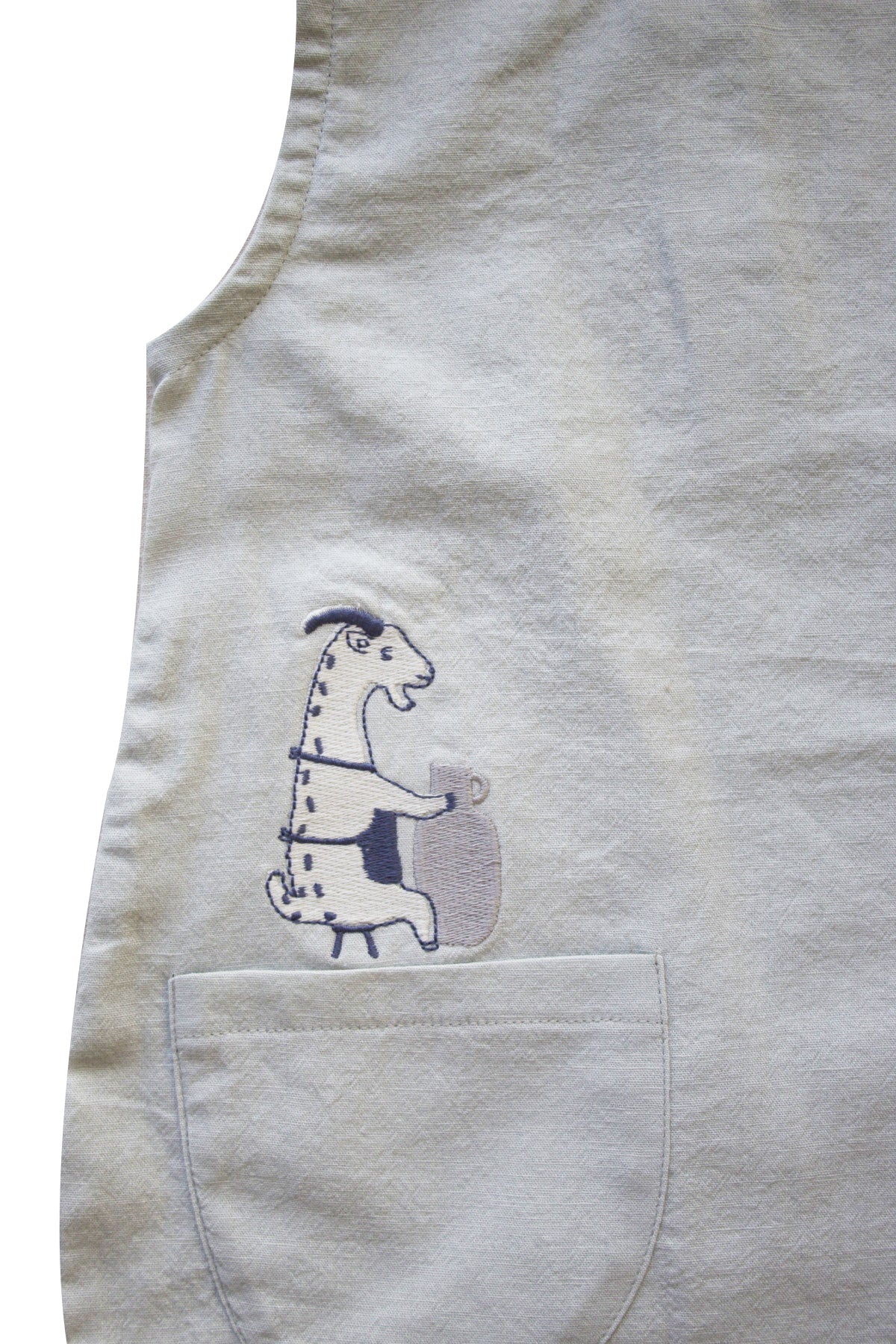 Organic 'Foggy Dew 'Goat' Romper