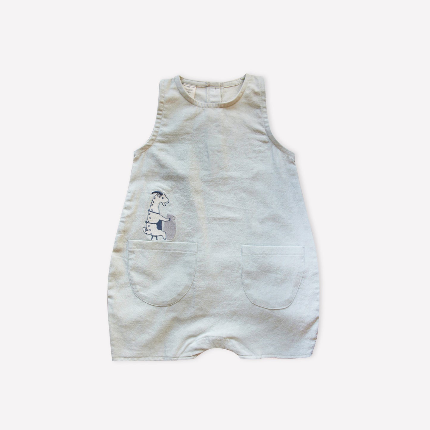 Organic 'Foggy Dew 'Goat' Romper