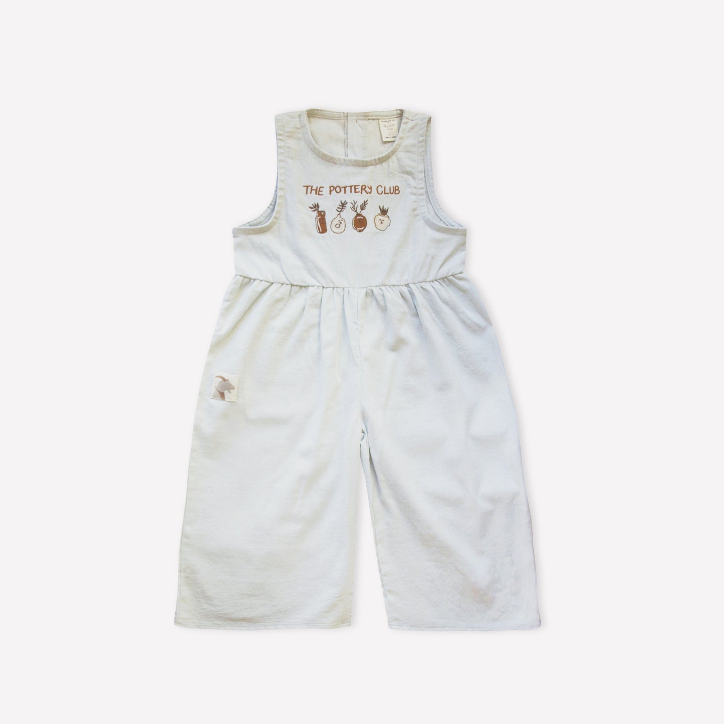 Organic Foggy Dew ‘The Pottery Club’ Wide Leg Jumpsuit