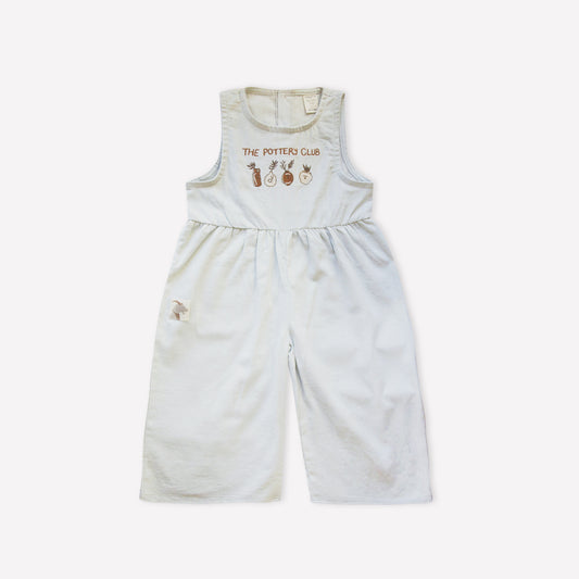 Organic Foggy Dew ‘The Pottery Club’ Wide Leg Jumpsuit