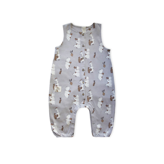 Organic ’Making Pottery' Button up Jumpsuit