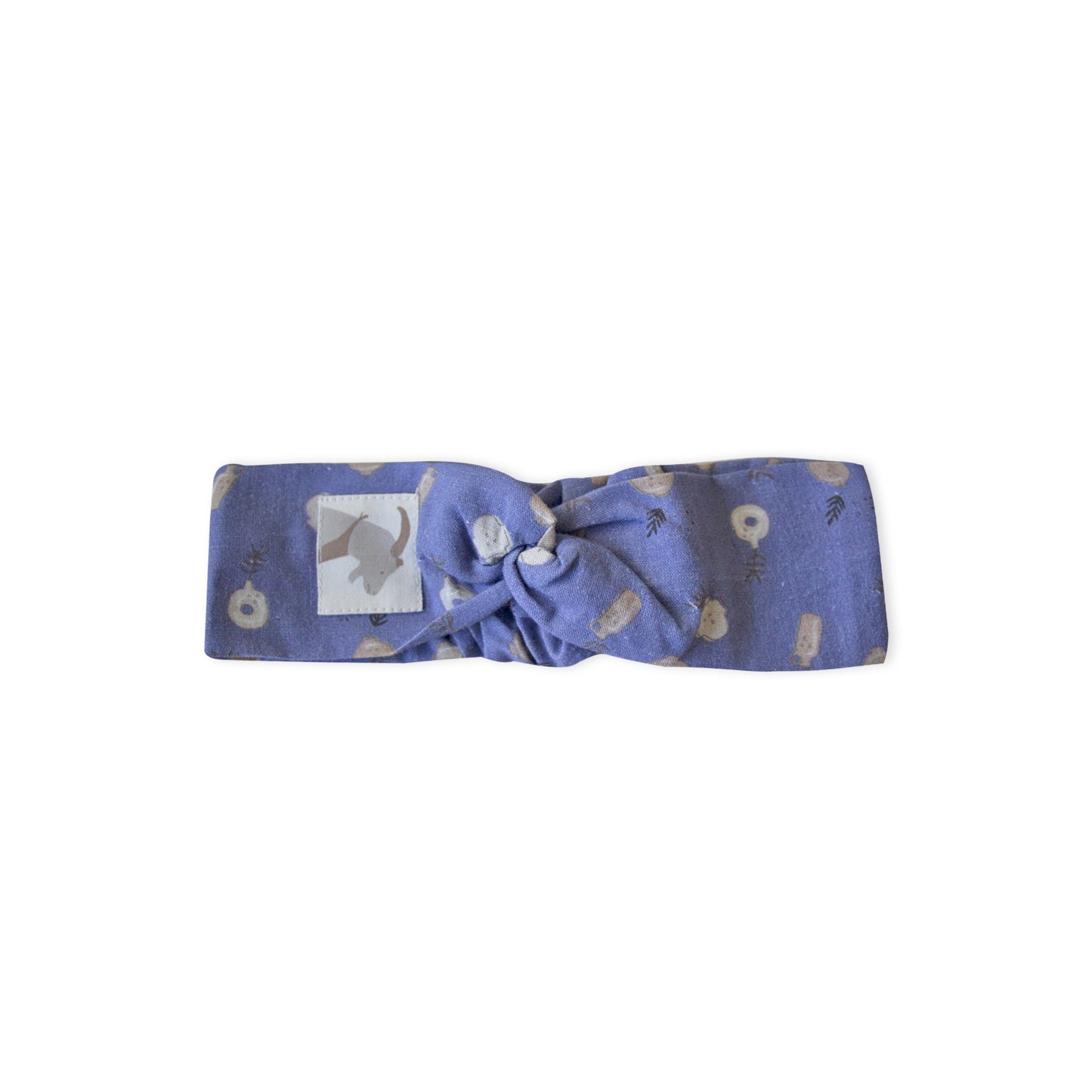 Organic Baby 'Blue Ice Plant Ceramics' Woven Hairband