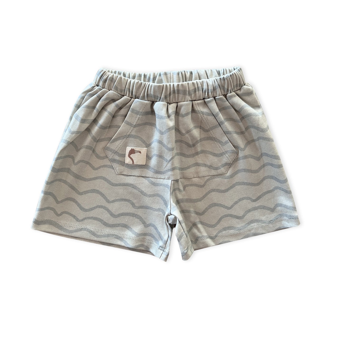 BLUE WAVES SHORT- 100% organic cotton-GOTS certified