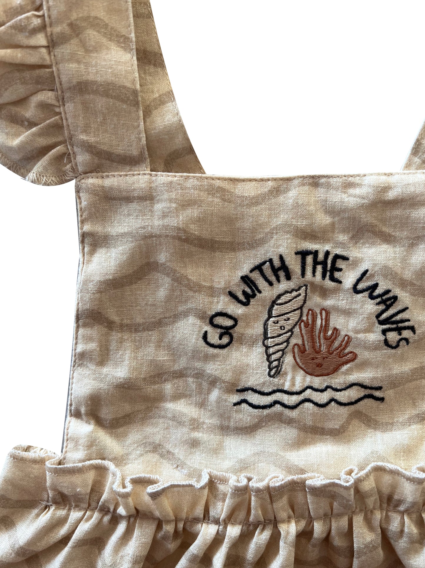 MARZIPAN ‘WAVES’ DRESS Aged 6m to 5 Yrs
