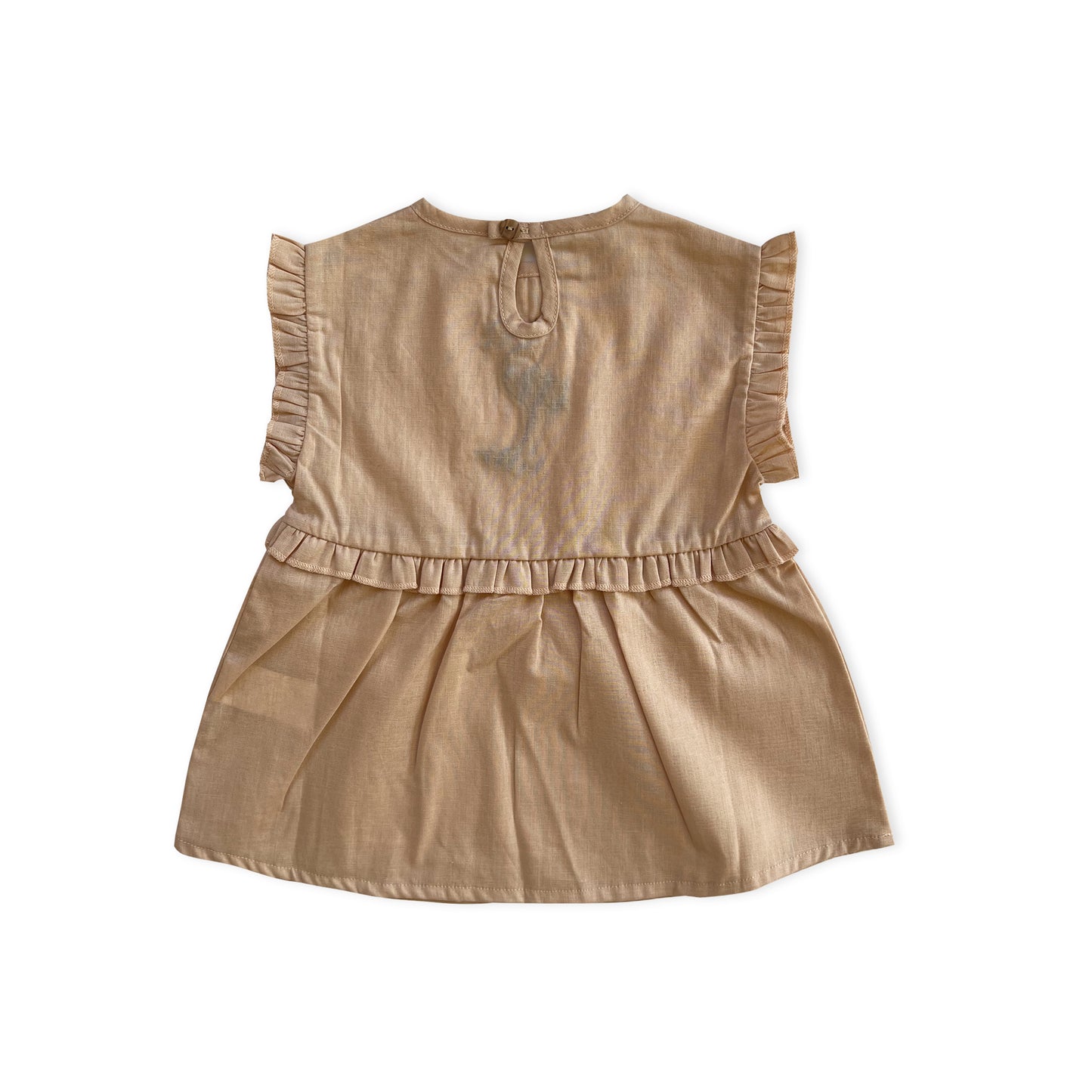 IVORY CREAM ‘FLAMINGO SURFING’ DRESS Aged 6m to 5 Yrs