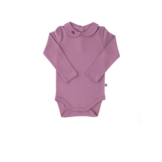 Lilac organic Onesie bodysuit for girls