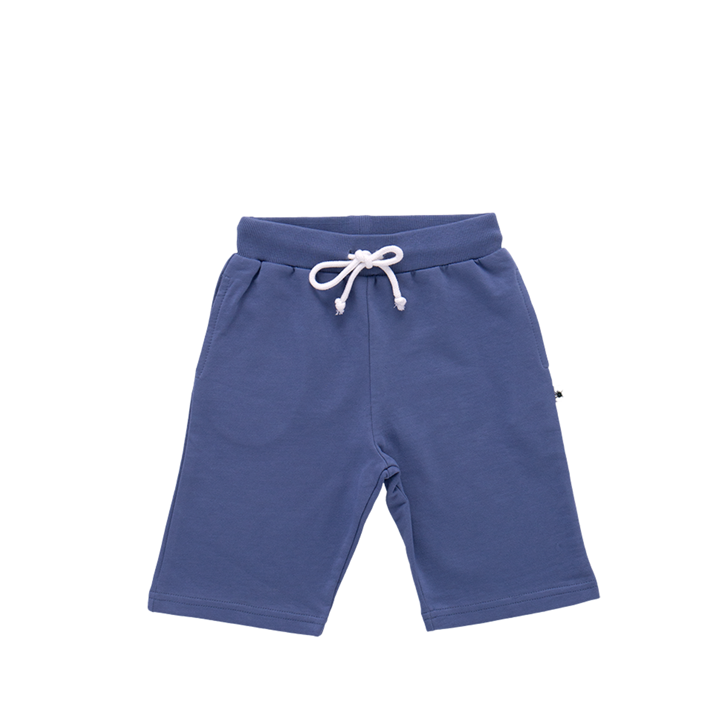 Organic cotton Bermuda Shorts - Aged 2 Yrs to 7 Yrs- Colored Midnight Blue