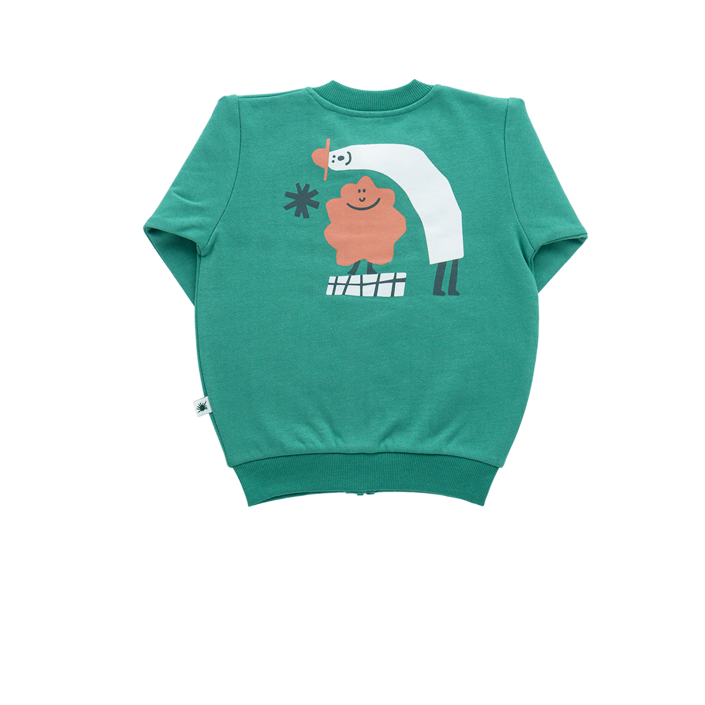 Organic "Bomber" jacket -Aged 6m to 5 Yrs- Colored Green