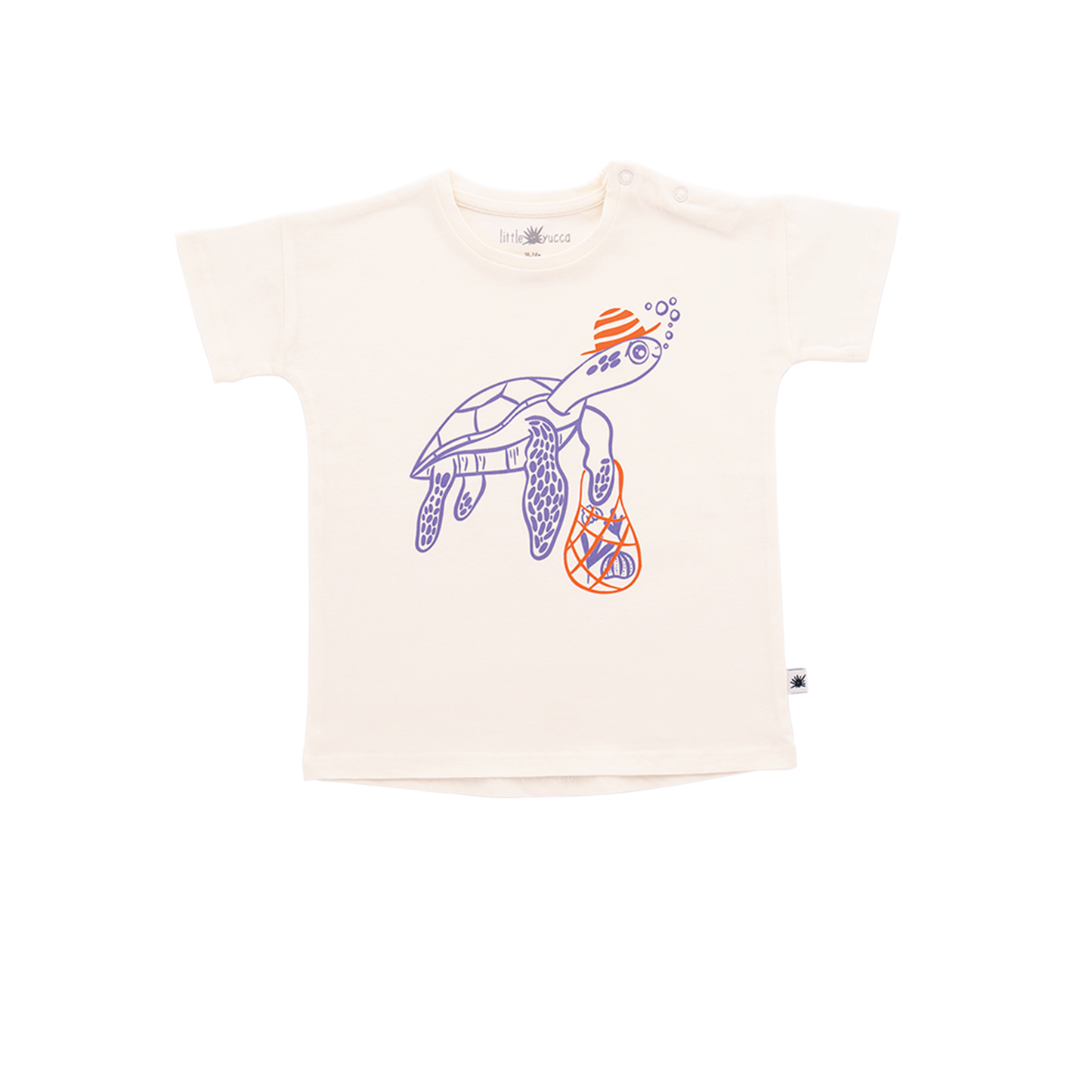 Comfy T-shirt -Aged 6m to 7 Yrs- Colored Offwhite
