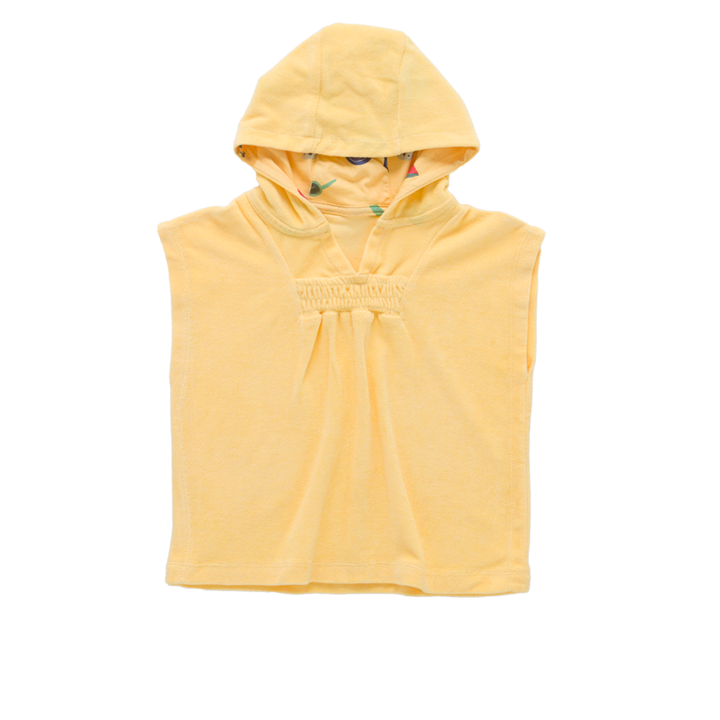 Organic Cotton Dandelion Terry Towel Top -Aged 12m to 5 Yrs- Colored Yellow