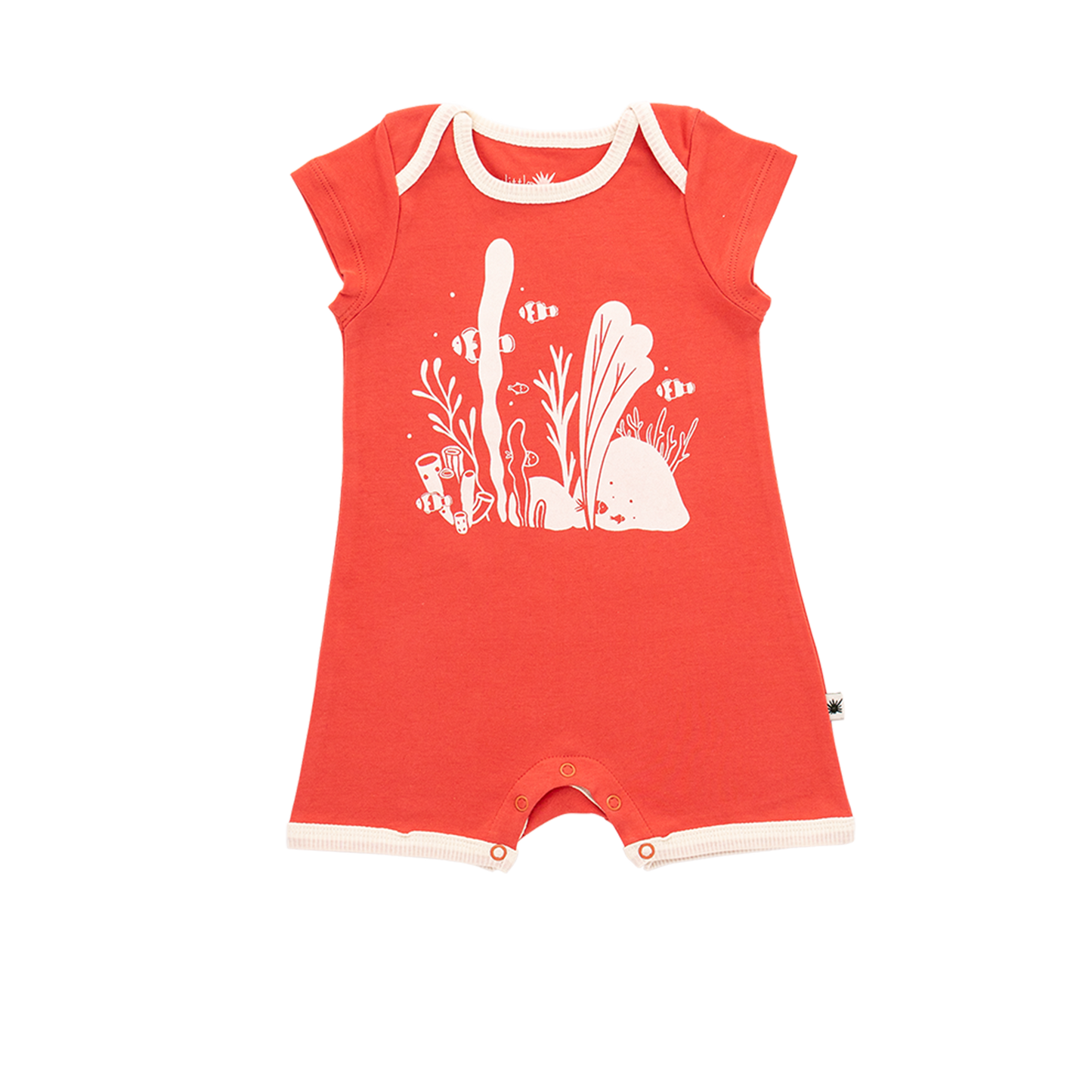 Day Romper - Aged 3m to 24 m- Colored Cranbery