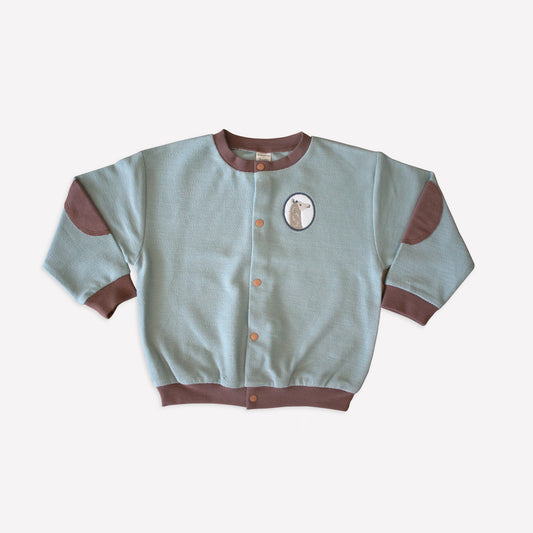 BELGIAN BLOCK ‘LAMA’ BOMBER JACKET - Aged 3m to 2 Yrs