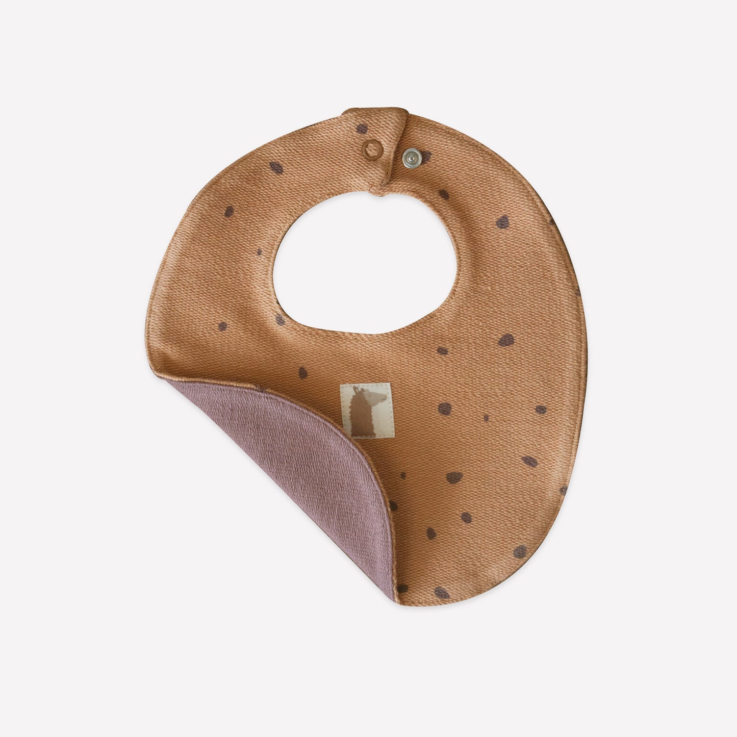 Double Sided brown Bib - One Size