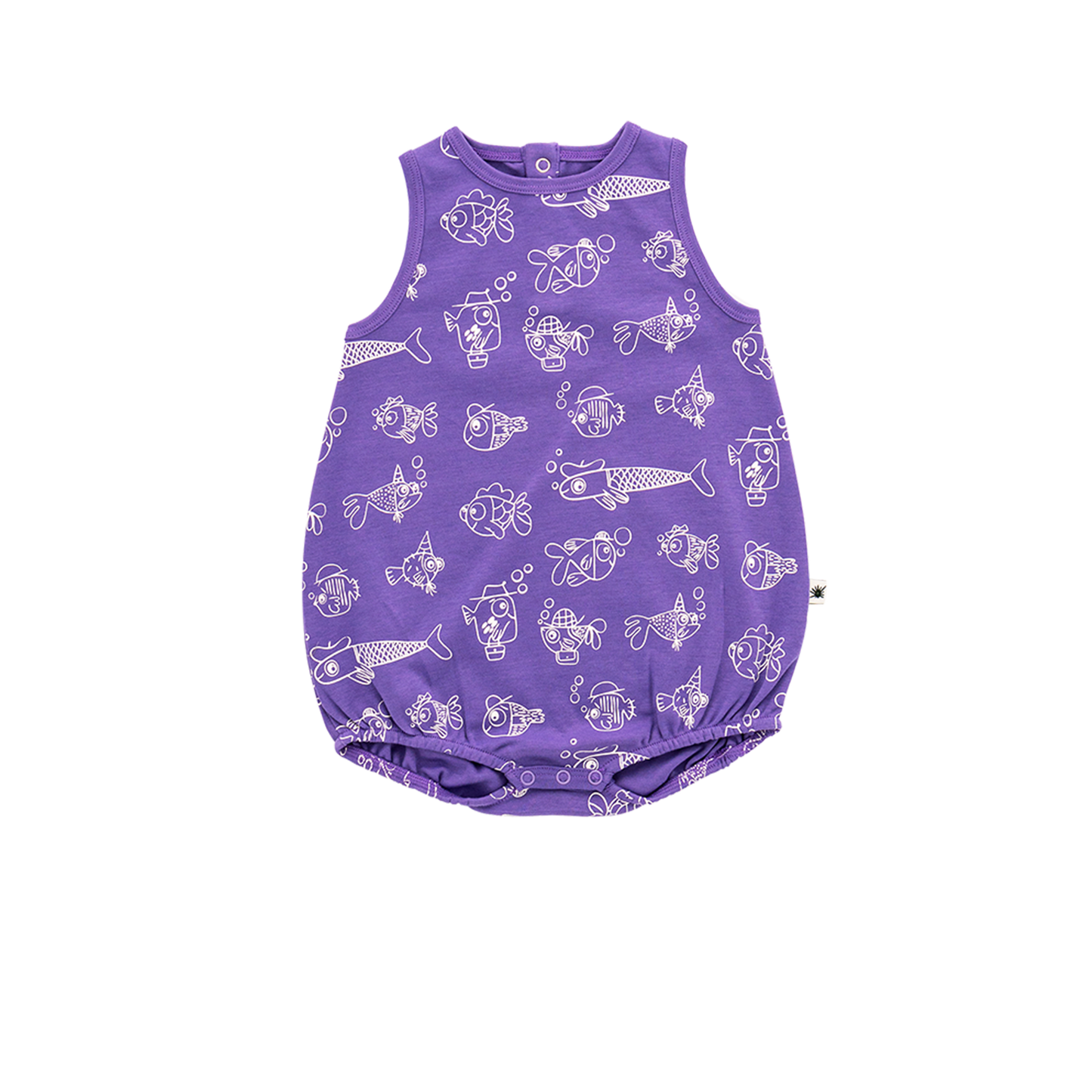 Ladybug Romper - Aged 0m to 2 Yrs- Colored Purple