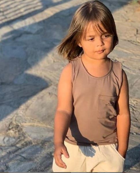 Modal Unisex T-shirt- Aged 2 Yrs to 9 Yrs- Colored Brown