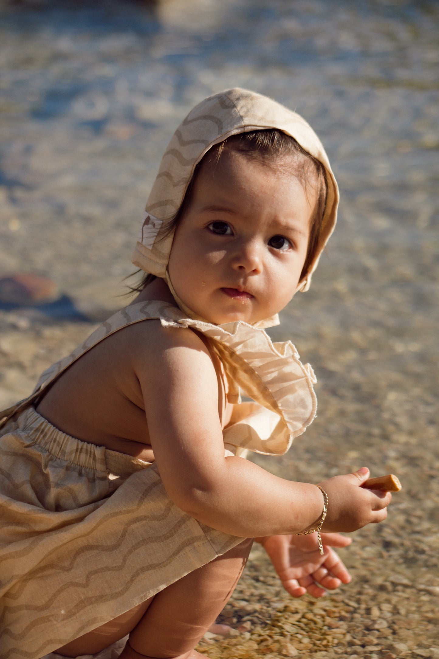 MARZIPAN ‘WAVES’ DRESS Aged 6m to 5 Yrs