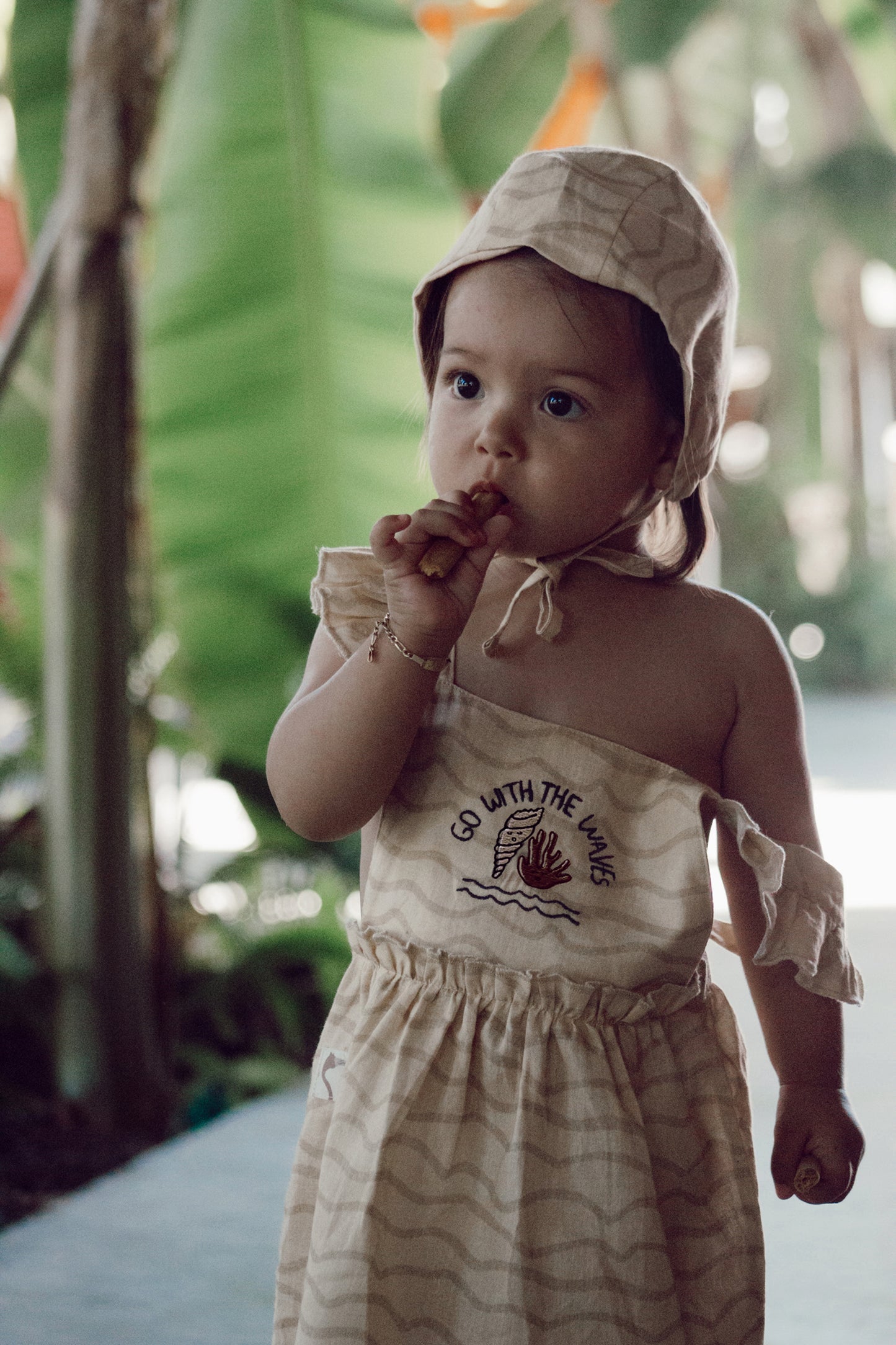 MARZIPAN ‘WAVES’ DRESS Aged 6m to 5 Yrs