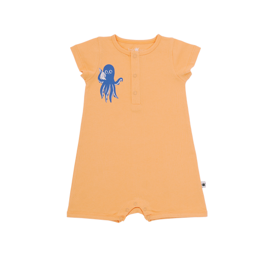 Sunny Romper -Aged 6m to 3 Yrs - Colored Coral