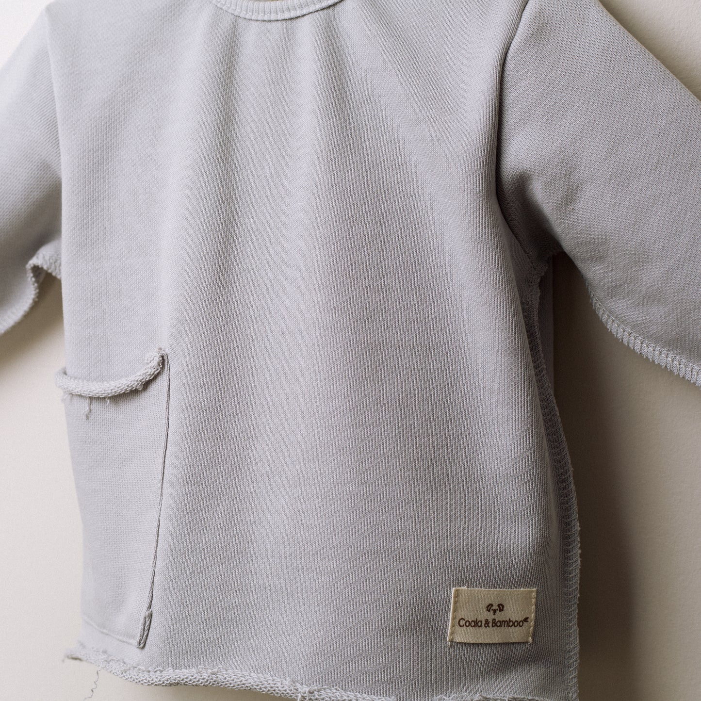 Winter cotton Long Sleeve Set -Aged 3m to 4 Year- Colored Grey-Black