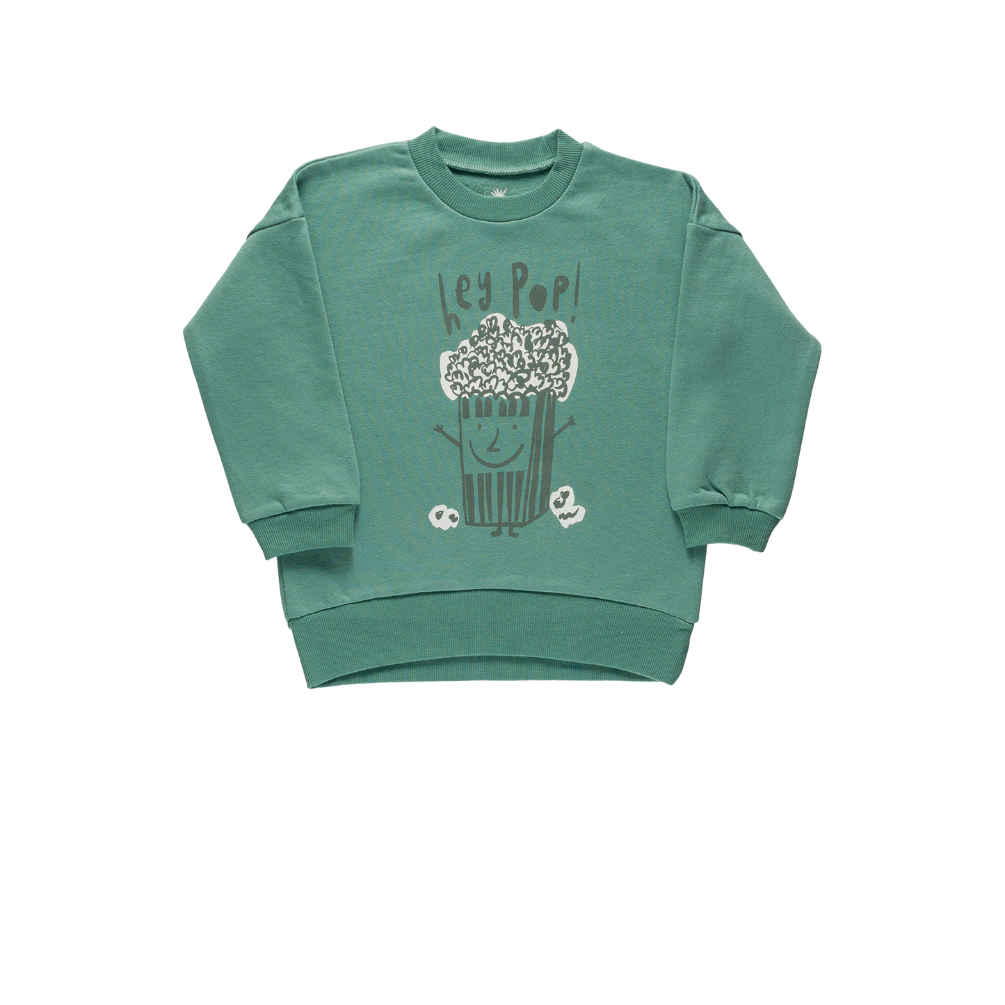 Organic cotton Grow Sweatshirt - Aged 6m to 5 Yrs- Colored  Green