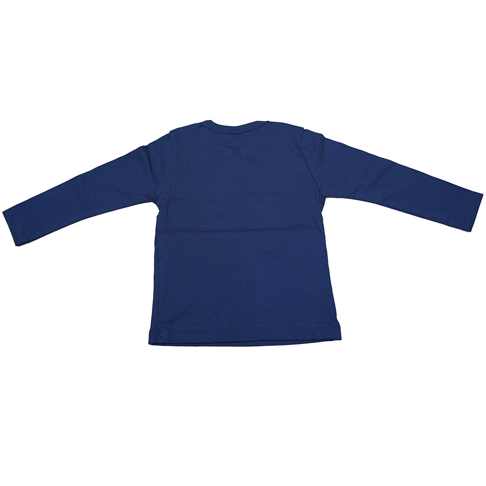 Cotton sweatshirt Aged 3 Yrs to 9 Yrs- Colored Blue