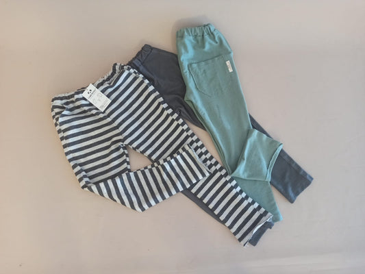 Cotton Pants- Aged 3 Yrs to 9 Yrs- Colored Anthracite
